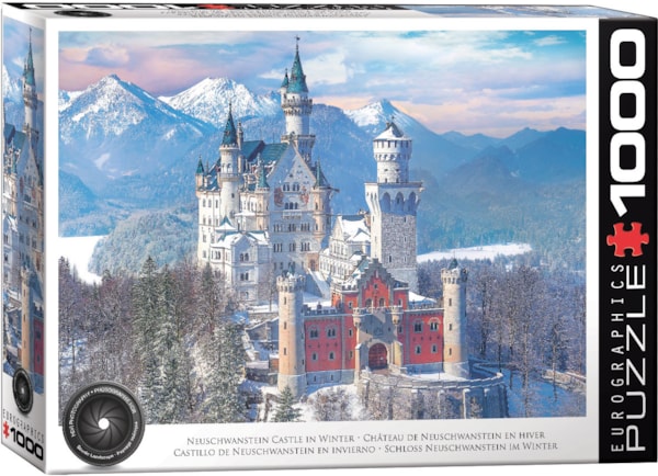 Eurographics 1000 Piece Puzzle - Neuschwanstein Castle in Winter