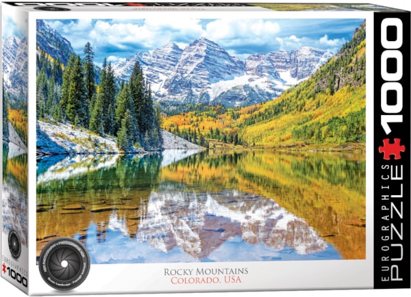 Eurographics 1000 Piece Puzzle  - Rocky Mountains, Colorado