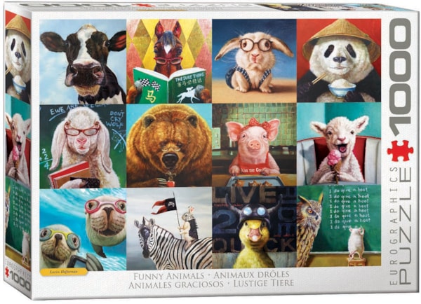 Eurographics 1000 Piece Puzzle - Funny Animals