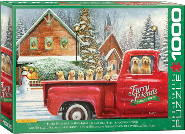 Eurographics 1000 Piece Puzzle - Furry Friends Holiday Farm