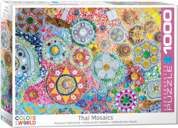 Eurographics 1000 Piece Puzzle - Thailand Mosaic