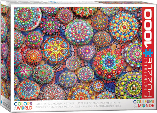 Eurographics 1000 Piece Puzzle - Meditative Mandala Stones