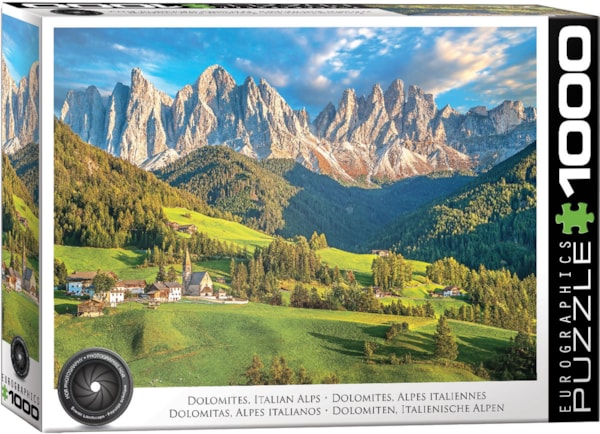 Eurographics 1000 Piece Puzzle  - Dolomites, Italian Alps