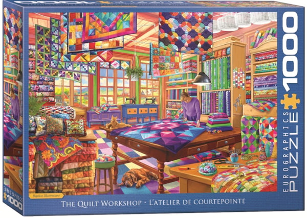 Eurographics 1000 Piece Puzzle - The Quilt Workshop