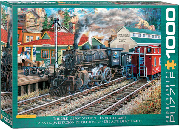Eurographics 1000 Piece Puzzle - The Old Depot Station