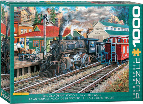 Eurographics 1000 Piece - The Old Depot Station