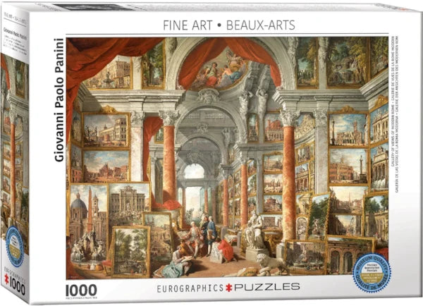 Eurographics 1000 Piece Puzzle - Gallery of Views of Modern Rome