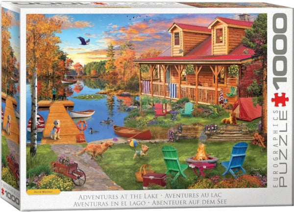 Eurographics 1000 Piece Puzzle - Adventures at the Lake