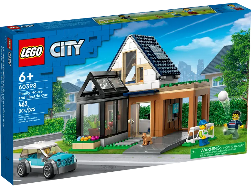 Lego City Family House and Electric Car 60398