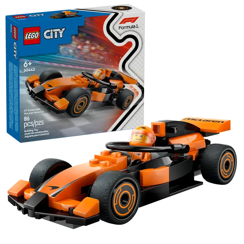 Lego City F1® Driver with McLaren Race Car 60442