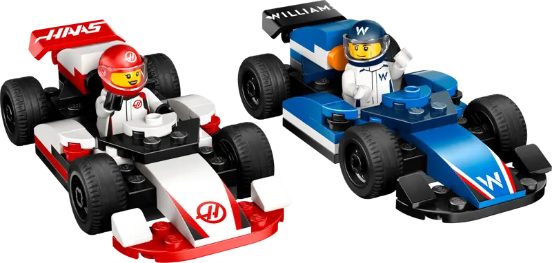 Lego City F1® Williams Racing & Haas F1® Race Cars 60464