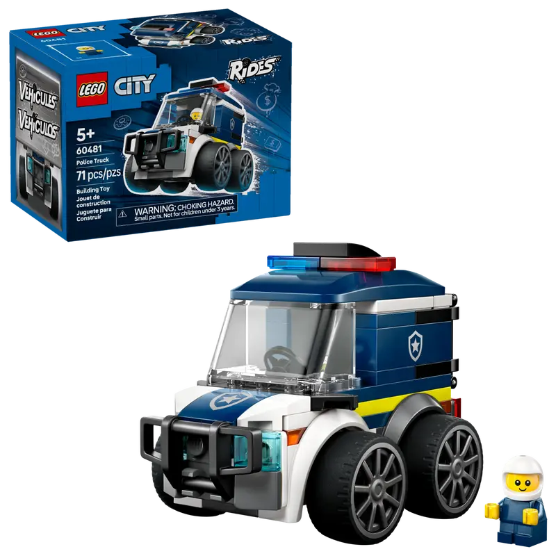 Lego City Rides Police Truck 60481