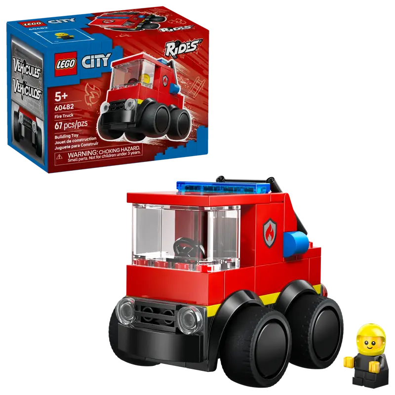 Lego City Rides Fire Truck 60482