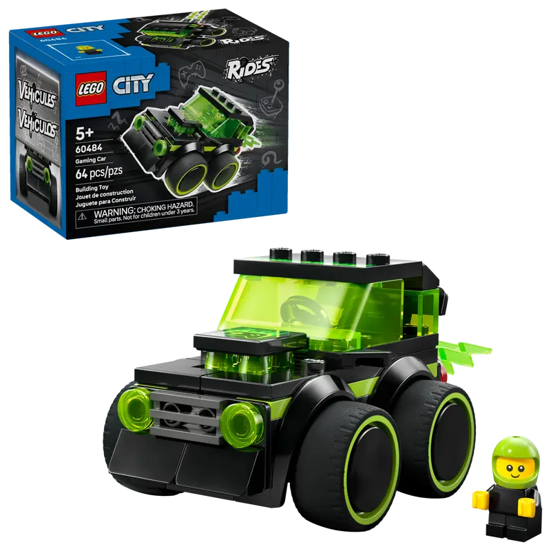 Lego City Rides Gaming Race Car 60484