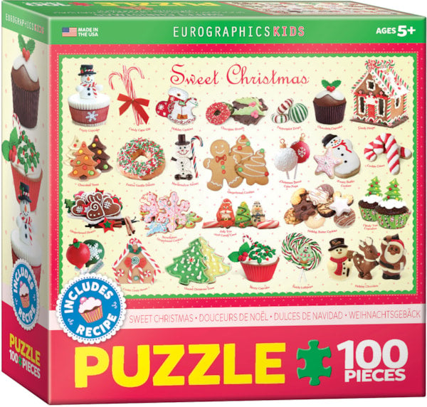 Eurographics 100 Piece Puzzle - Sweet Christmas