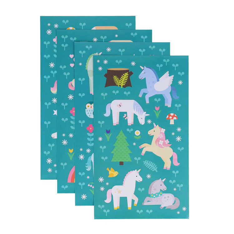 Mini Sticker Set - Unicorn Forest