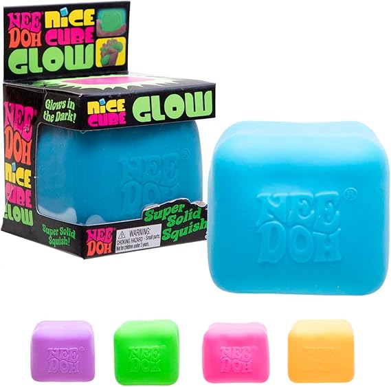 Glow Nice Cube NeeDoh - Various Colours