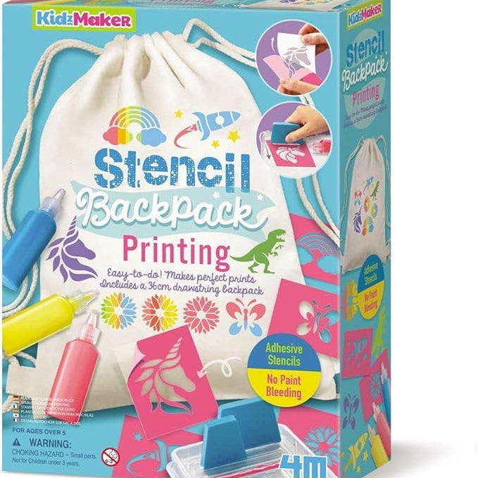 Stencil Backpack Printing