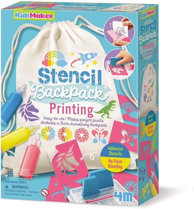 Stencil Backpack Printing