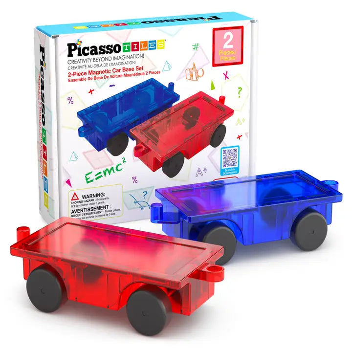 PicassoTiles Magnetic Tile Building - 2pcs