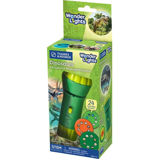Wonder Lights: Educational Flashlight Projector - Dinosaurs