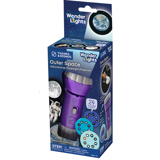 Wonder Lights: Educational Flashlight Projector - Outer Space