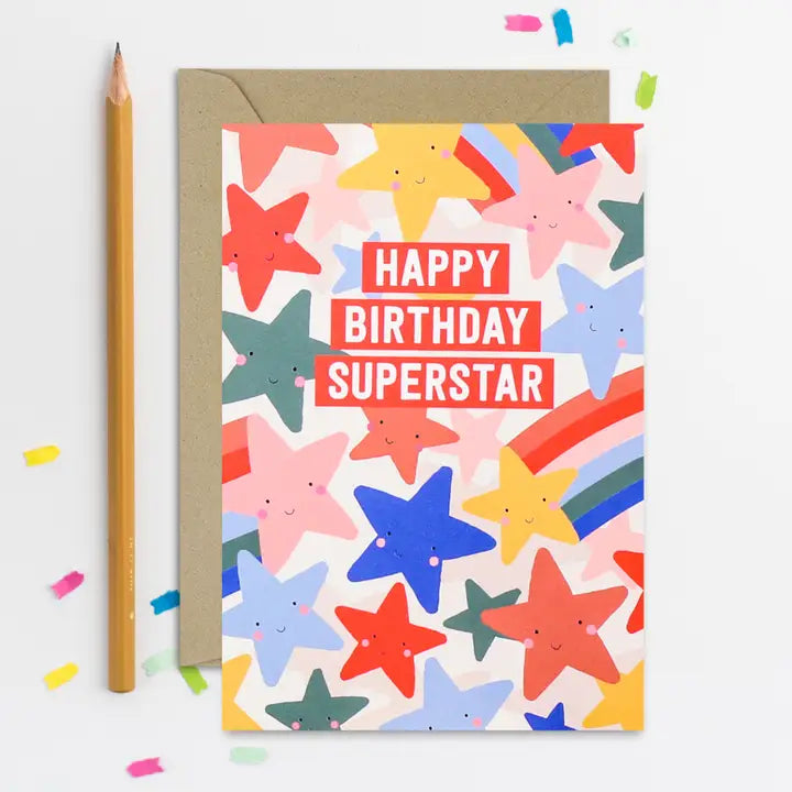 Birthday Card Superstar