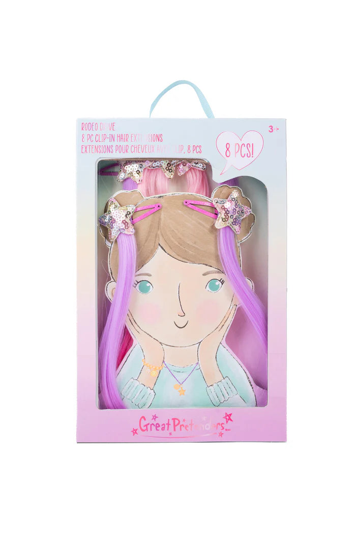 Great Pretenders Rodeo Drive Muti Color Clip In Extensions