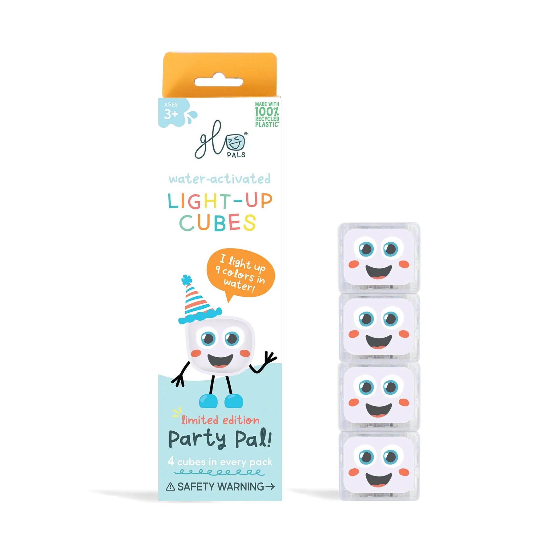 Glo Pals Light-Up Cubes 4 Pack - Various Styles