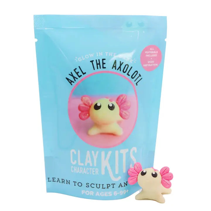 DIY Polymer Clay Character Kits - Axel the Axolotl