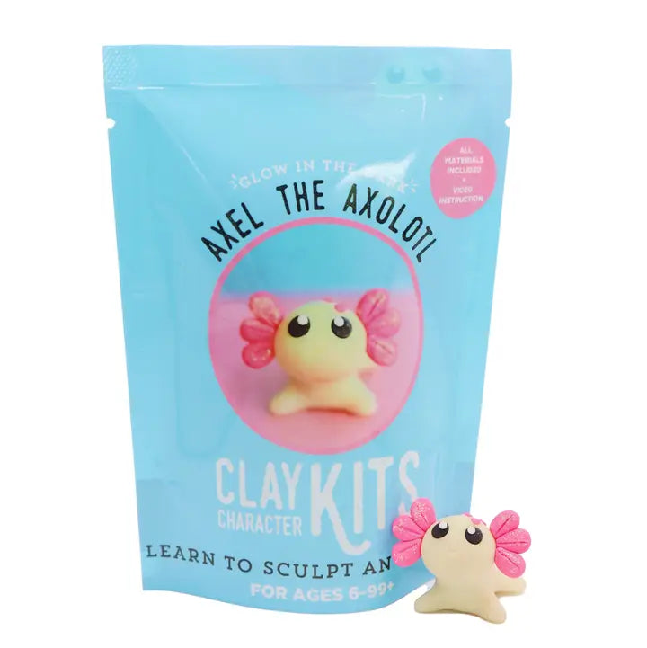 DIY Polymer Clay Character Kits - Axel the Axolotl