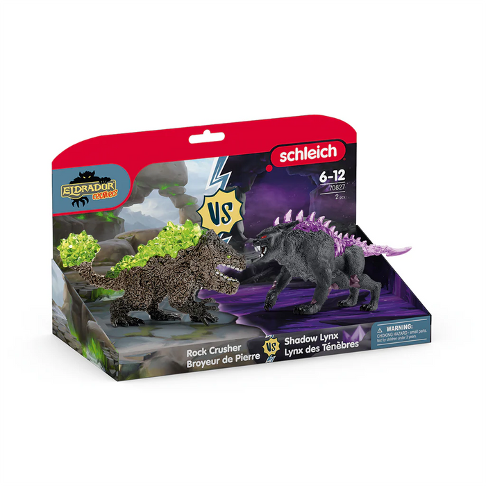 Schleich Eldrador Shadow Lynx vs Rock Crush 70827