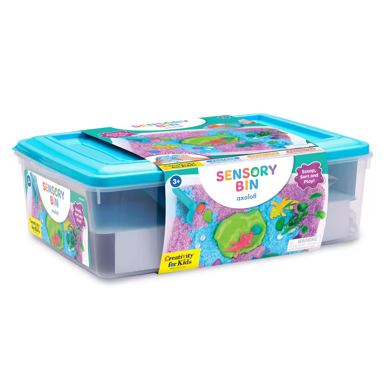 Creativity for Kids Sensory Bin - Axolotl