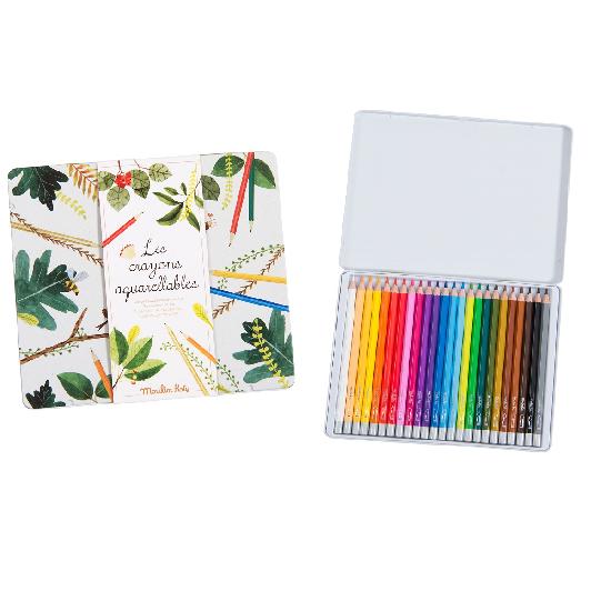 Watercoloured Pencils Set of 24