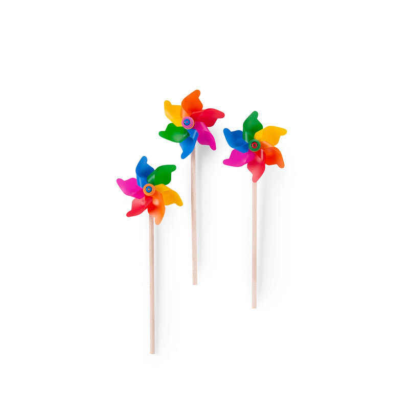 Multi-Coloured Pinwheels