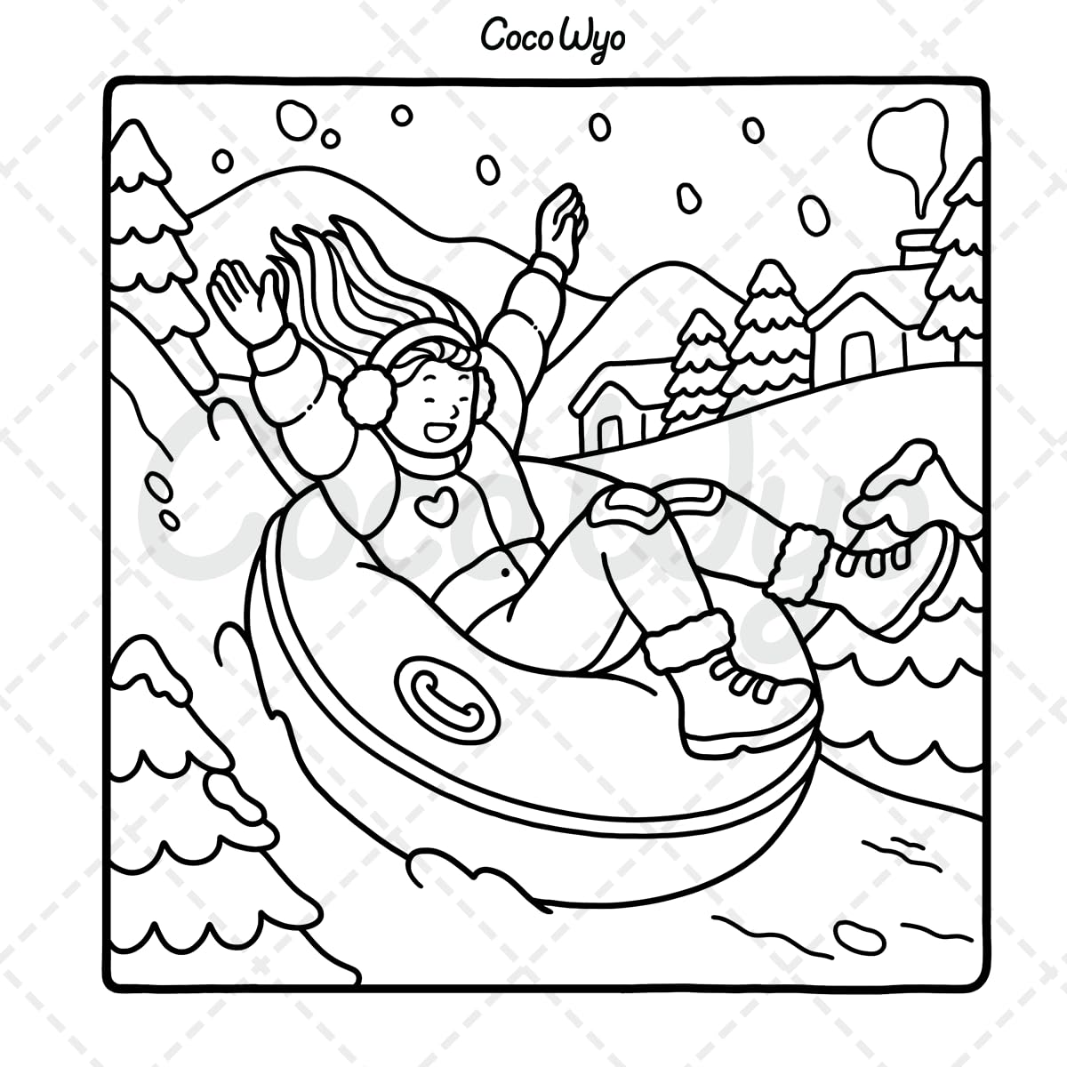 Girl Moments Coloring Book