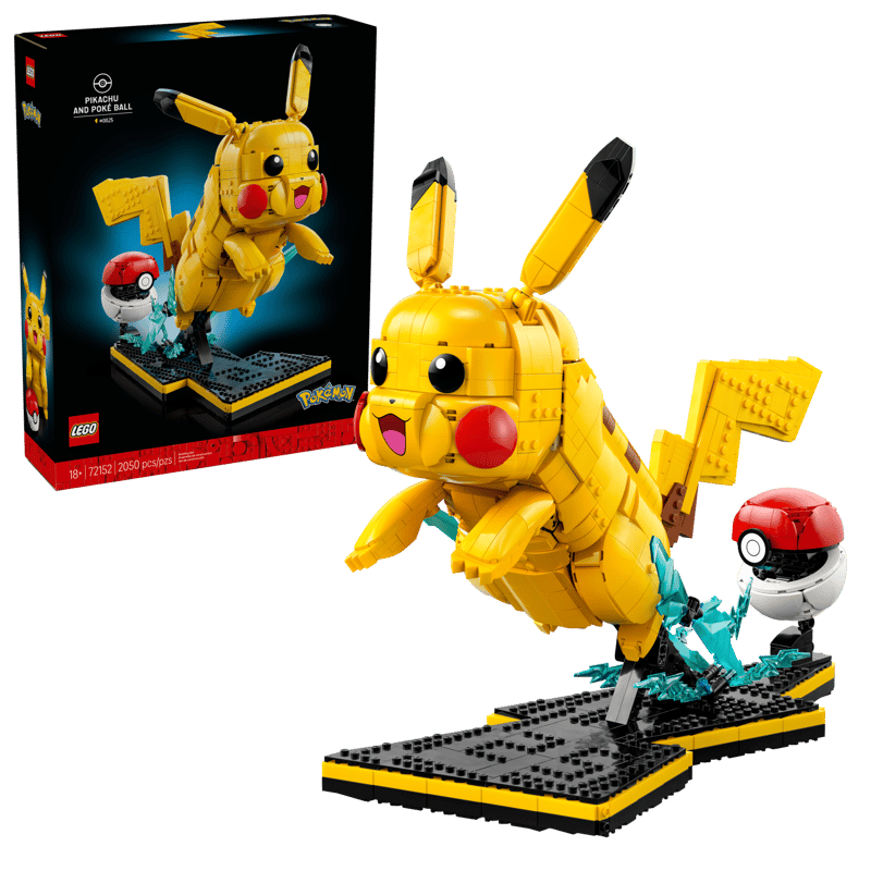 Lego Pokémon Pikachu and Poké Ball 72152