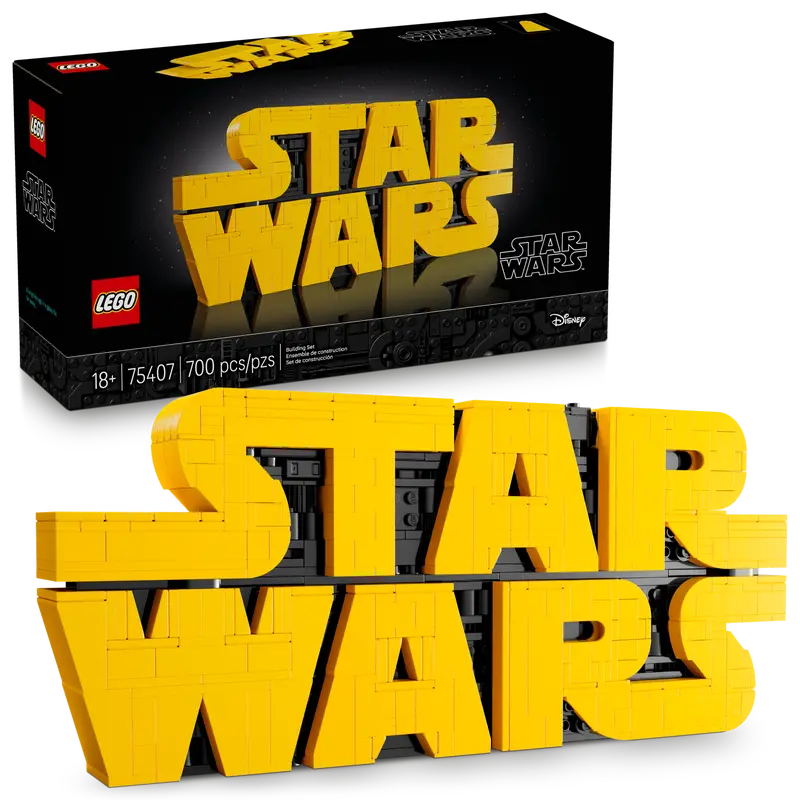 Lego Star Wars Brick-Built Star Wars Logo 75407