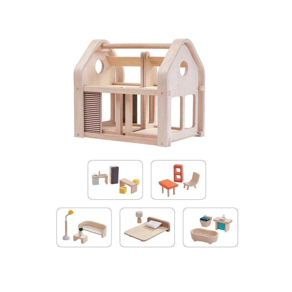 Plan Toys Slide N Go Dollhouse