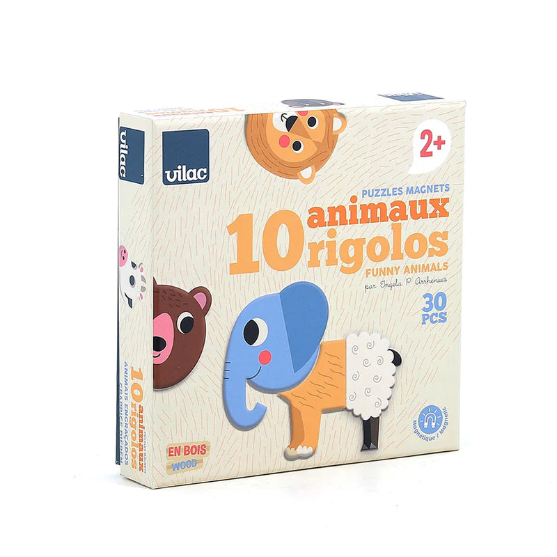 Vilac Mix and Match Animal Magnets