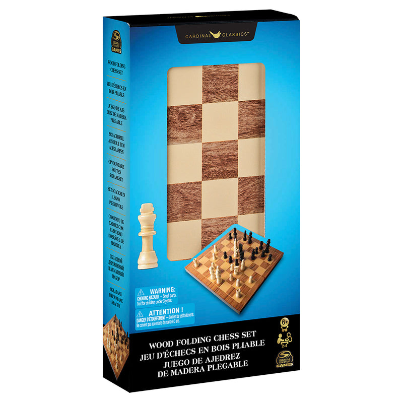 Classic Wood Folding Chess