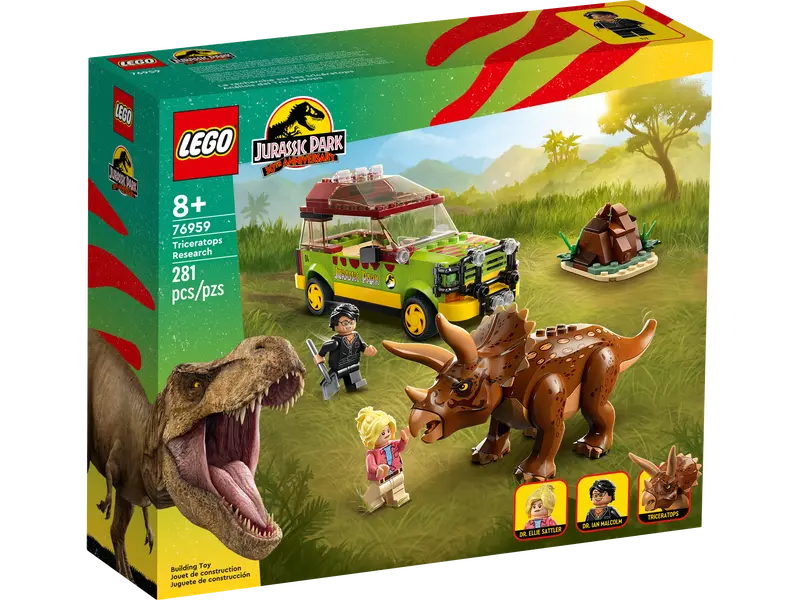 Lego Jurassic Park Triceratops Research 76959