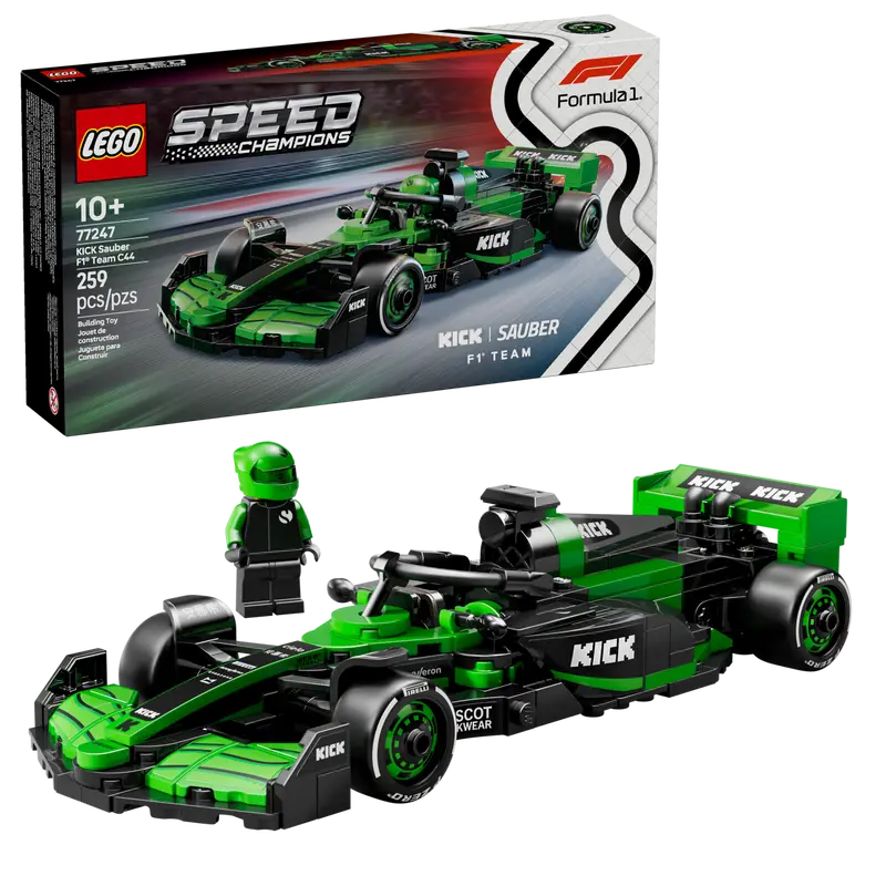 Lego Speed Champions KICK Sauber F1® Team C44 Race Car 77247