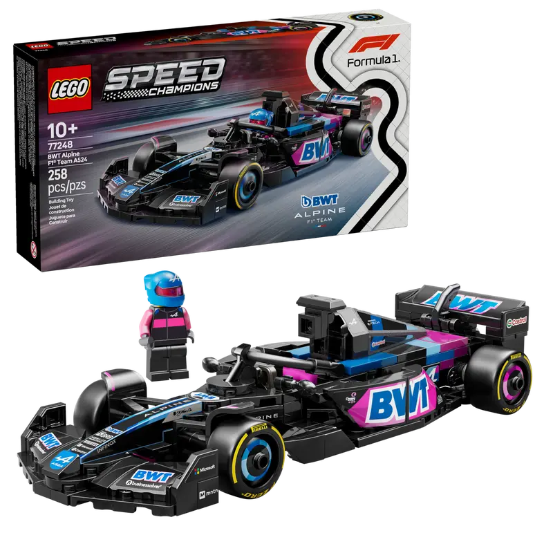 Lego Speed Champions BWT Alpine F1® Team A524 Race Car 77248
