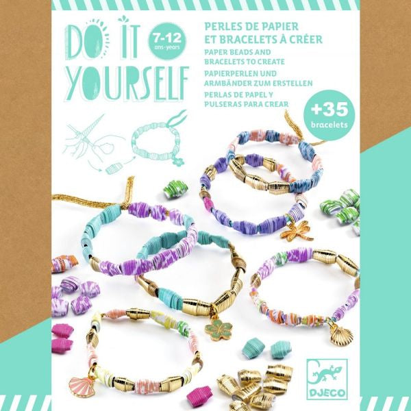 Djeco DIY Stylisha nd Golden: Paper Beads and Bracelets