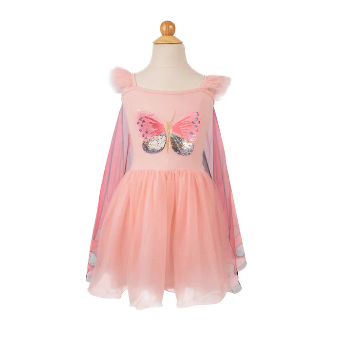 Great Pretenders Sequins Secret Butterfly Twirl Dress with Wings Size: 5-6