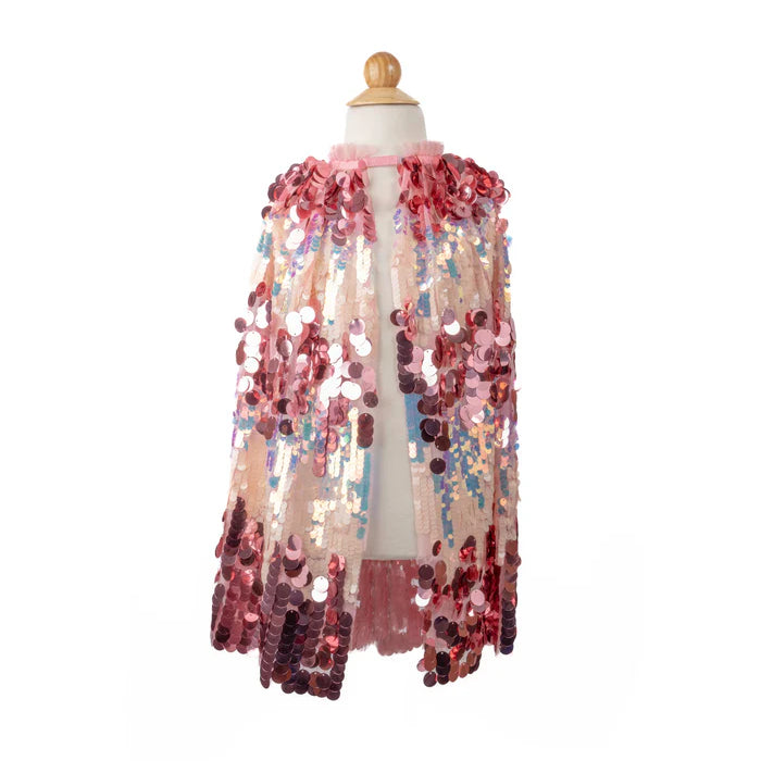 Great Pretenders The 5th Avenue Pailette Cape Pink SZ 4-6