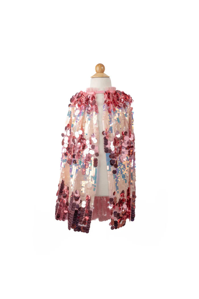 Great Pretenders The 5th Avenue Pailette Cape Pink SZ 4-6