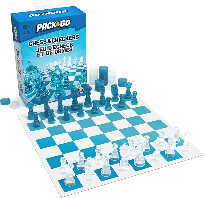 Chess & Checkers Pack & Go Set