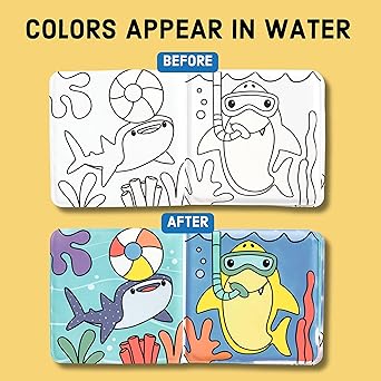 Color Magic Bath Book - Shark Splash